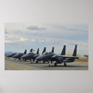 Poster Grève Eagles de F-15E