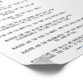 Poster Grey and Blue Beatitudes Inspiration (Coin)