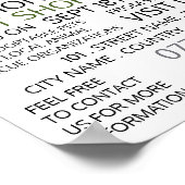 Poster Grey Cat on Grass, Pet Adoption Evénement Publicit (Coin)