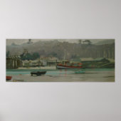 Poster Grey Day Fisherman's Quay (Devant)