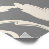 Poster Grey Swirl Le Faire De Toute Façon (Coin)