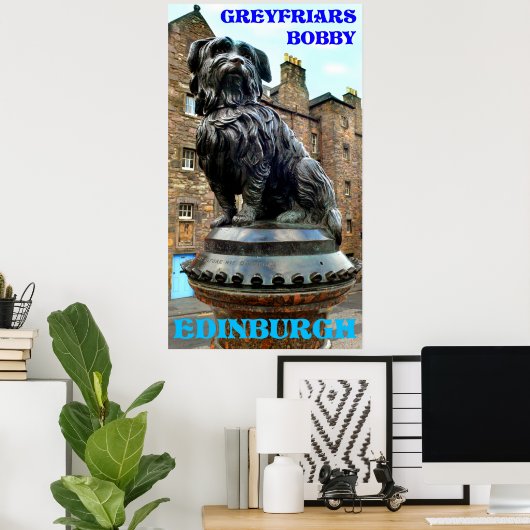 Poster greyfriars bobby edinburgh (Bureau à domicile)