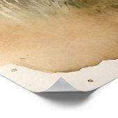 Poster Greyhound - Art Chien Imprimer (Coin)