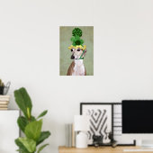 Poster Greyhound en Casquette vert (Bureau à domicile)