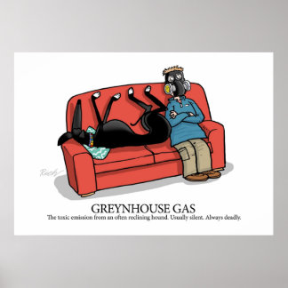 Poster Greyhound Glossaire Greynhouse Gas