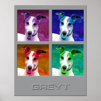 Poster Greyhound Hommage à