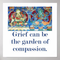 Grief Peut Être Le Jardin - Citation Compassion