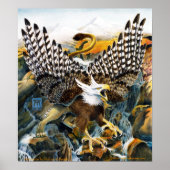 Poster Griffin dans l'eau (Devant)