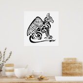 Poster Griffin (noir) (Cuisine)