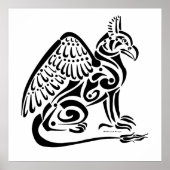 Poster Griffin (noir) (Devant)