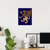 Poster Griffin Rampant (Bureau à domicile)