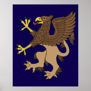 Poster Griffin Rampant