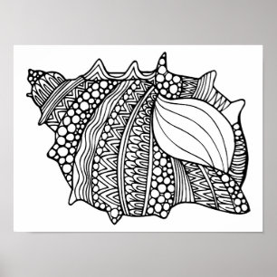 Poster Griffonnage inspiré 2