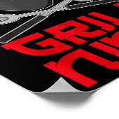 Poster Grill Ninja - Funny Barbeque Hibachi Grill Fork &a (Coin)