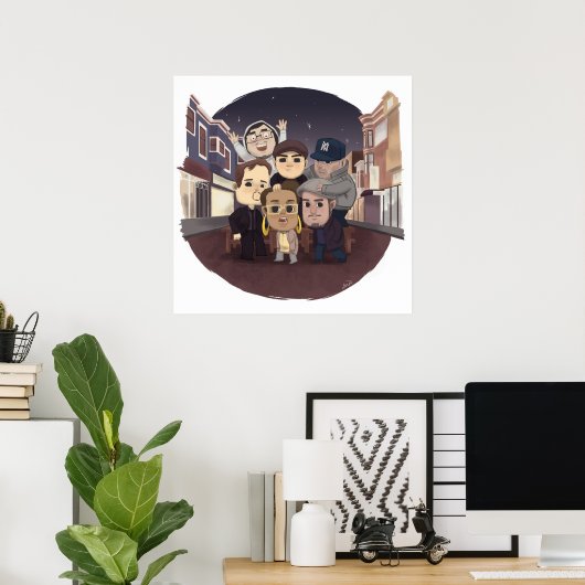 Poster Grillade (Bureau à domicile)