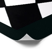 Poster Grille Courbe | Moderne (Coin)