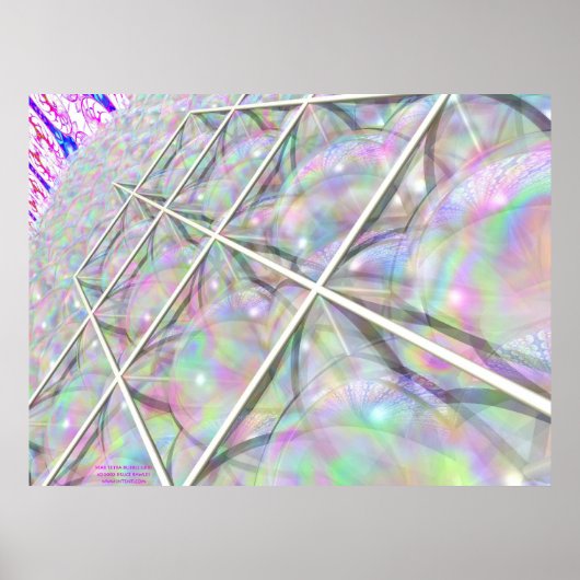 Poster Grille de bulle Star Tetra (Devant)