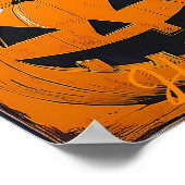 Poster Grille de citrouilles Jack-o'-Lantern Art Pop pour (Coin)