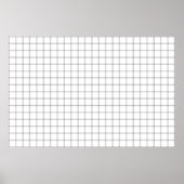 Poster Grille de déformation de lentilles simples (Devant)