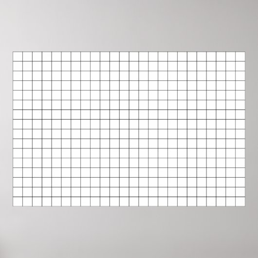 Poster Grille de déformation de lentilles simples (Devant)