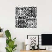 Poster Grille de Flux (Bureau à domicile)