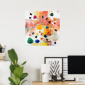 Poster Grille de guérison cristalline (Bureau à domicile)