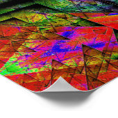 Poster Grille de prisme triangulaire 2 (Coin)