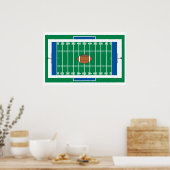 Poster grille fer terrain de football (Cuisine)