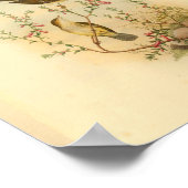 Poster Grille-mouche blanche Vintage Imprimer (Coin)