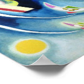 Poster Grille noire (Coin)