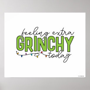 Poster Grille   Sentiment de grinchy supplémentaire aujou