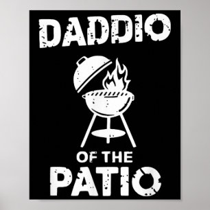 Poster Griller Funny Papa Bbq Fumeur Fumeur Porc Grill Ma