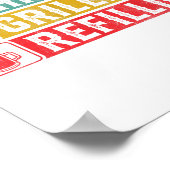 Poster Grillin Chillin Refillin Bbq Pit Meat Smoat Grill (Coin)