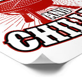 Poster Grillin Et Chillin - 4 juillet Hamburger Grilli (Coin)