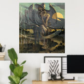 Poster Grim Reaper attend avec Scythe (Bureau à domicile)