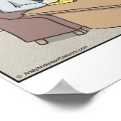 Poster Grim Reaper cartoon personalized (Coin)