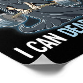 Poster Grim Reaper Gym Weight Training I Can Deadlift You (Coin)