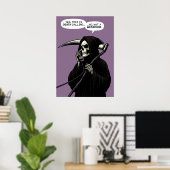 Poster Grim Reaper la métaphore de la mort (Bureau à domicile)