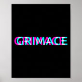 Poster Grimace Edgy - Grunge esthétique Emo Pastel Goth H (Devant)