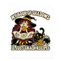 Grimoire de snacks de sorcière de cuisine Art drôl