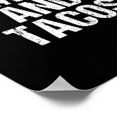 Poster Grimpeur d'arbres et de tacos Rock Climber (Coin)