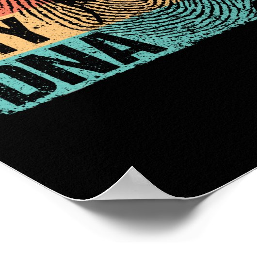 Poster grimpeur de rocher grimpeur de Boulder (Coin)