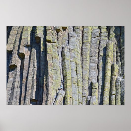 Poster Grimpeurs de Devils Tower (Devant)