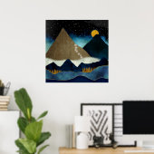 Poster Grimpeurs de la Montagne Dorée (Bureau à domicile)
