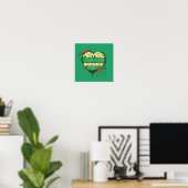 Poster Grinch | Citation de Noël (Bureau à domicile)