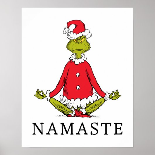 Poster Grinch | Namaste Père Noël (Devant)