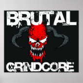 Poster Grindcore brutal (Devant)