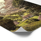 Poster Grindelwald, église et Eiger Mountain, Ob Bernese (Coin)