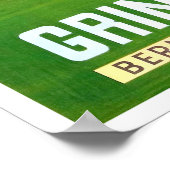 Poster Grindelwald, pic de montagne, Suisse, vintage (Coin)