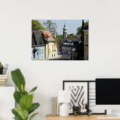 Poster Grinzing, Vienne Autriche (Bureau à domicile)